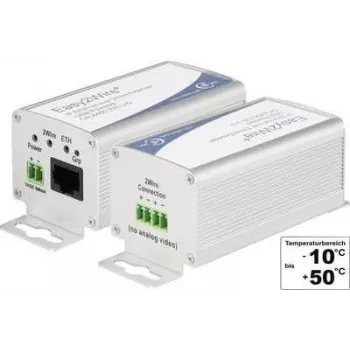 Tīkla paplašināšanas komplekts Renkforce RF-2982884, 2 porti, 2-vadu, darbības attālums līdz 400 m