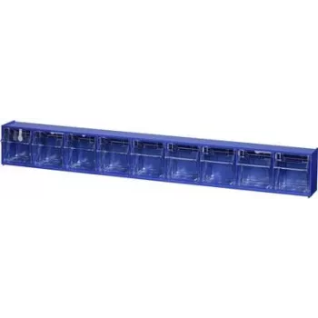 Uzglabāšanas kaste allit VarioPlus ProFlip 9 B x H T 600 77 — modulārs plastmasas organizators sīkdetaļām
