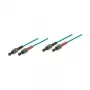 Patch kabelis LWL Duplex OM3 (Multimode, 50/125) ST/ST, LSZH, 1m, Good Connections®