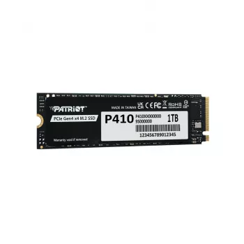 Cietā diska SSD PATRIOT P410 1 TB M.2 NVMe, 5000 MB/s, 1000 GB