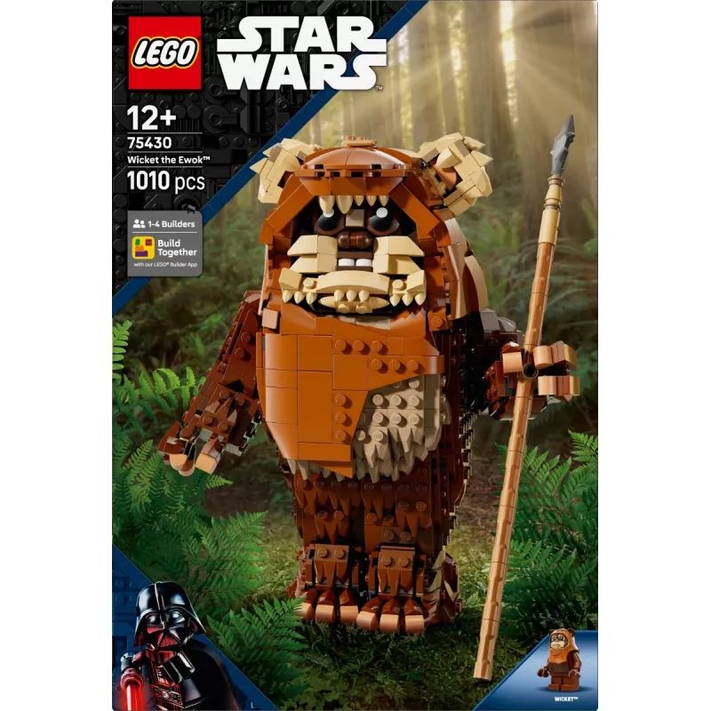 LEGO Star Wars Construct Wicket the Ewok 75430 būvkomplekts — 1010 gabali, 230 mm modelis, vecumam 12+