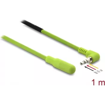 Kabelis DELOCK sensors/izpildmehānisms 1 m ar 3,5 mm vīrišķo savienotāju (zaļš)