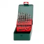 Metabo HSS spirālurbji metālam, 25 gabalu komplekts, 1-13 mm, DIN 338 (627154000)