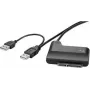 SATA adapteris Renkforce SATA Combo M uz USB, 33 cm apaļš USB barošanas kabelis