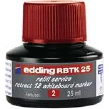 Uzpilde marķierim Edding RBTK 25 — Sarkanā tinte, 25 ml