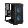 Fractal Design Focus 2 RGB Tempered Glass Mid Tower ATX datora korpuss - Melns