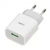 Lādētājs iBOX C-41 USB 2A, 1 USB ports, microUSB kabelis, Balts