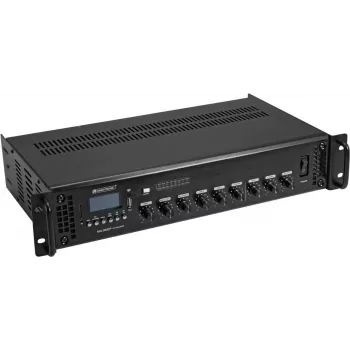 Mikserpastiprinātājs Omnitronic MA-360P 360W 100V – sabiedriskais adresācijas mikserpastiprinātājs