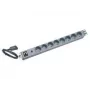 Online UPS-systeme Ag KG10A8SCH-RACK — Strāvas sadales bloks (PDU) 19 inch plauktam