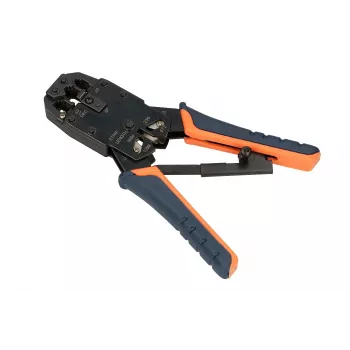 Extralink RJ45 krimpēšanas knaibles 4P+6P+8P ar sprūdu modulārspraudņiem, 1 gab.