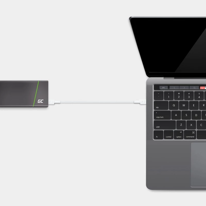 Green Cell KABGC30W USB kabelis USB 3.2 Gen 1 (3.1 Gen 1) 1.2 m USB C Balts