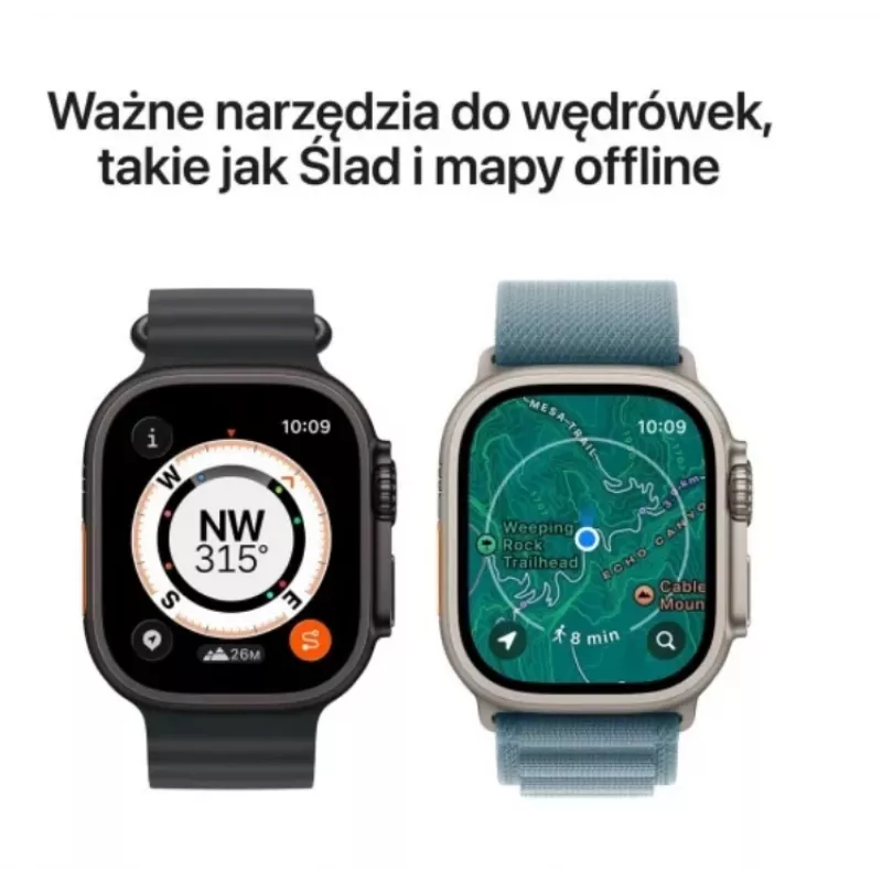 Viedpulkstenis Apple Watch Ultra 3 GPS + Cellular 49mm Titanium Blue Band M/L