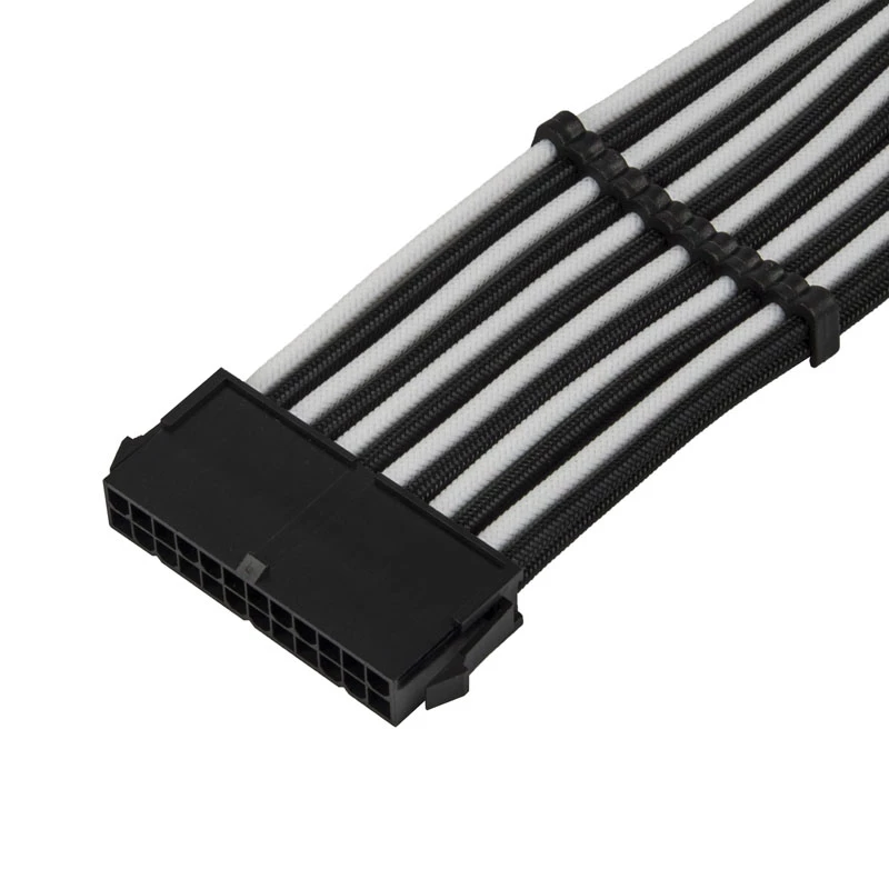 ATX pagarinātājs SILVERSTONE SST-PP07E-MBBW 30 cm melns/balts