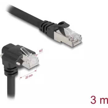 DeLOCK tīkla kabelis 3 m Cat6 SF/UTP RJ-45 Melns