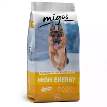 MIGOS High Energy Chicken - sausā barība suņiem - 20kg