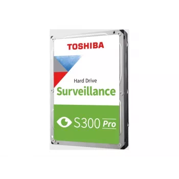 Toshiba S300 Pro iekšējais cietais disks novērošanas sistēmām 10 TB 7200 RPM 512 MB 3.5 Serial ATA III