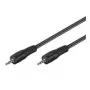 Wentronic Goobay 2,5 mm ligzdas savienojuma kabelis, melns, 1,5 m - 2,5 mm ligzdas spraudnis (3 kontaktu, stereo) > 2,5 mm ligzdas spraudnis (3 kontaktu, stereo) (50457)