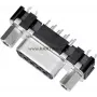D-Sub savienotājs Harting 09 66 251 6512, 15-pin lodēšanai, 180° orientācija