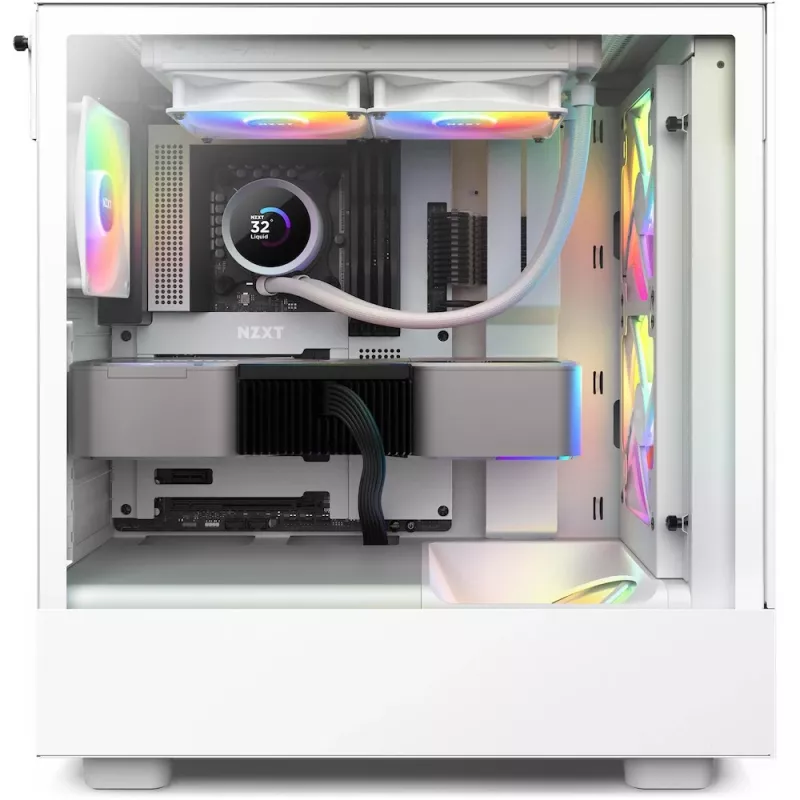 Vienā korpusā integrēts šķidruma dzesētājs NZXT Kraken 240 RGB