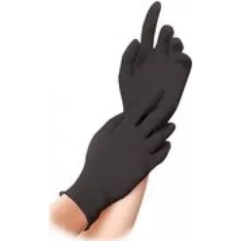 Cimdi nitrila, bez pulvera, XL, melni (27008)