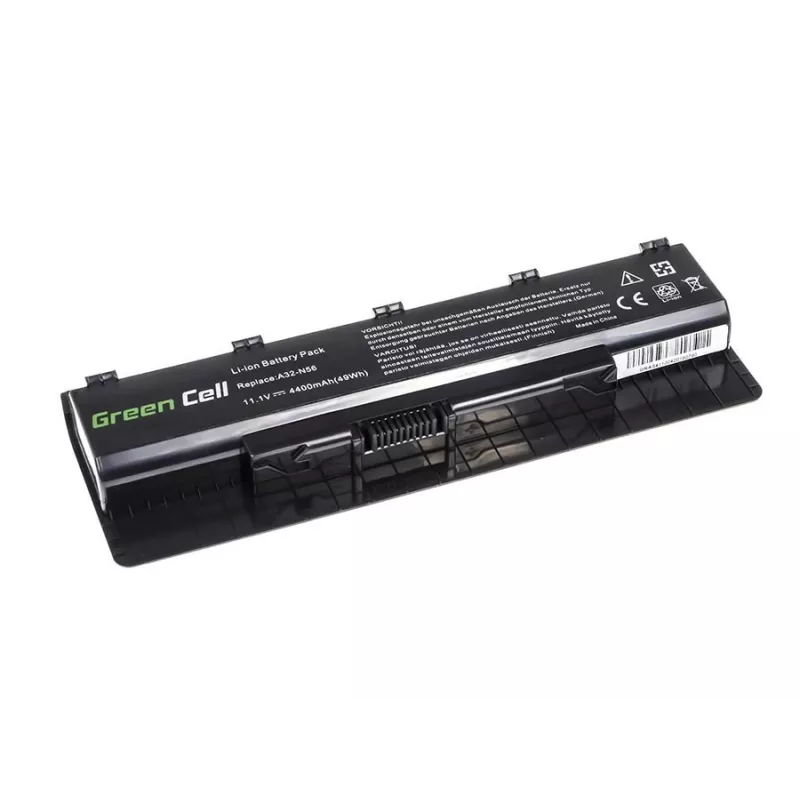 Green Cell AS41 akumulators portatīvajam datoram Asus A32-N56 N46 N46V N56 N56VM N76 N76VJ, 10,8 V, 4400 mAh