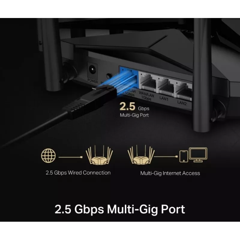 Galda maršrutētājs Mercusys AX6000 Divjoslu Wi-Fi 6