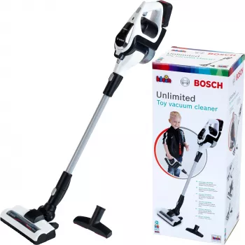 Theo Klein Bosch Unlimited Putekļsūcējs Melns ar Vorteksa Funkciju un Sprauslām, 3+ gadi