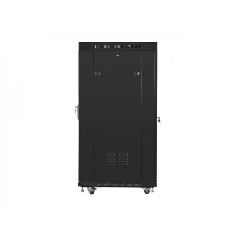 Brīvi stāvošs skapis Lanberg FF01-8037-12BL 37U 800 kg Melns