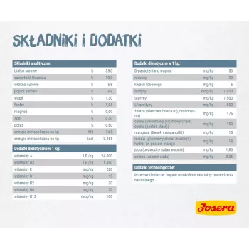 Sausā barība kaķiem Josera LÉGER 10 kg Pieaugušiem Poultry