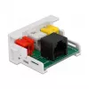 DeLOCK Easy 45 modulis 3 x RCA ligzda uz RJ45 ligzdu 22,5 x 45 mm