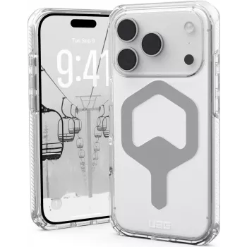 UAG Urban Armor Gear Plyo MagSafe Maciņš | Apple iPhone 17 Pro | ledus (caurspīdīgs)/Sudrabs | 114529114333