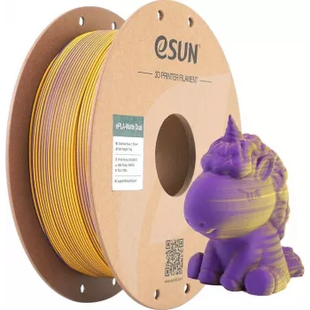 PLA MATTE DUAL 1,75mm PURPLE YELLOW 1kg ESUN 3D FILAMENTS