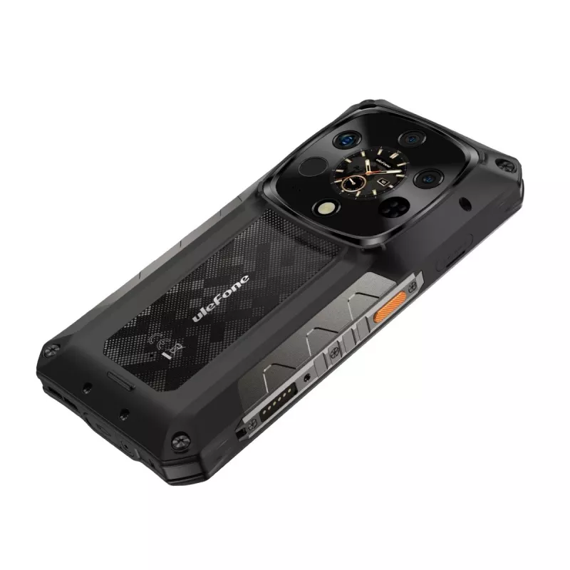 Izturīgais viedtālrunis UleFone Armor 28 Ultra Thermal 5G — 16GB RAM, 1TB krātuve, melns