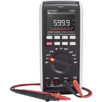 Voltcraft VC831 SE rokas multimetrs digitālais CAT III 1000 V IV 600 V displeja skaitļi (VC-16714295)