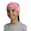 Daudzfunkcionāla bērnu bandana Buff Merino Lightweight – vienkrāsaina rozā, bezšuvju merino vilnas galvassega bērniem