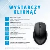 HP 435 Multi-Device Wireless Mouse, Ambidextrous, RF Wireless + Bluetooth, 4000 DPI, Melns