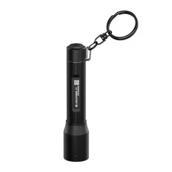 Ledlenser P3R Black — kompakts uzlādējams LED atslēgu piekariņa lukturītis