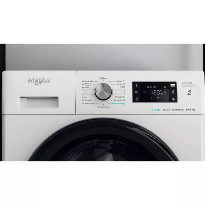 Whirlpool FFWDB864349BVEE Veļas žāvētājs 8 kg / 6 kg 1400 RPM