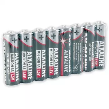 Vienreizējās lietošanas baterija Ansmann 5015280 AA Alkaline Melna Pelēka