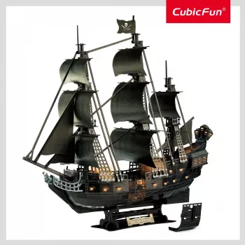 3D LED Puzle Queen Anne L522H — dekoratīvs saliekams modelis ar LED apgaismojumu