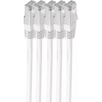 shiverpeaks BS75711-H0.25W-SET5 tīkla kabelis balts 0,25 m Cat6 S/FTP (S-STP)