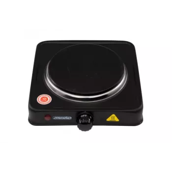 Mesko Home MS 6508 melnā virsmas plīts ar noslēgtu plāksni, 1 zona