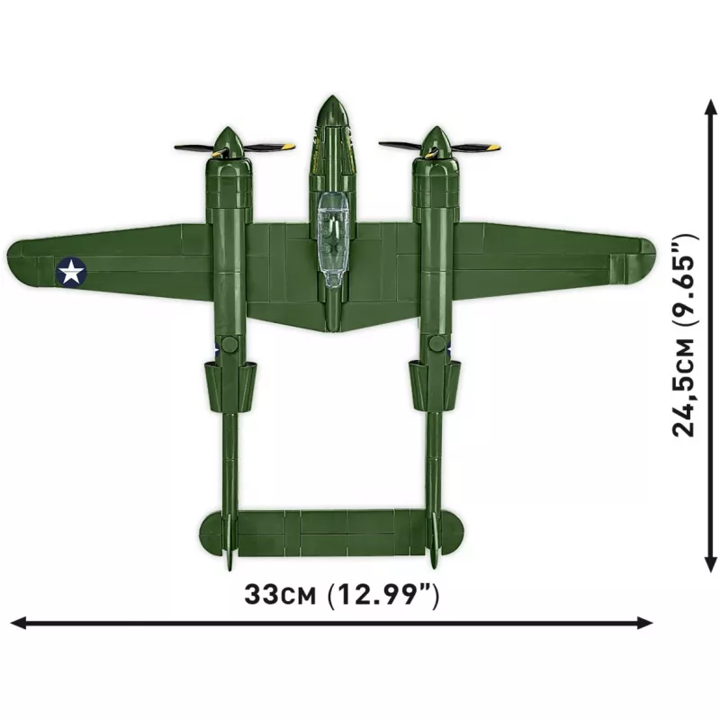 COBI Lockheed P-38 Lightning būvēšanas bloki