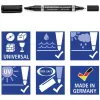 Pastāvīgais marķieris Staedtler Lumocolor permanent duo 348 B melns 1 gab.