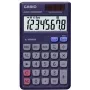 CASIO SL-300 VERA kalkulators, saules/bateriju darbība, 8 ciparu īpaši liels LC displejs, eiro konversija