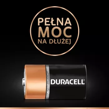 Baterijas Duracell Basic D (R20) — iepakojums 2 gab., primārās cinka-oglekļa šūnas