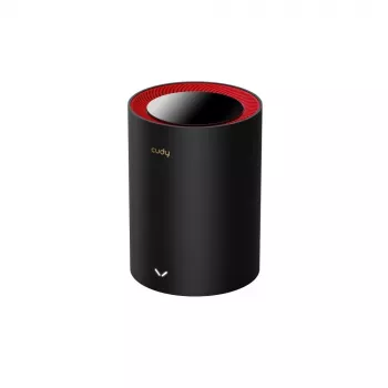 Cudy M3000 Dual-band (2.4 GHz / 5 GHz) Wi-Fi 6 (802.11ax) Melns, Sarkans 1 Iekšējā