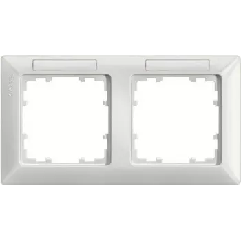 Siemens 5TG25521 rāmītis/slēdža pārsegs Titanium, Balts