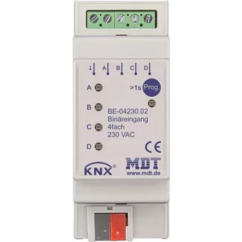 MDT BE-04230.02 Binārais ieejas modulis 4 kanāli, 2TE, REG