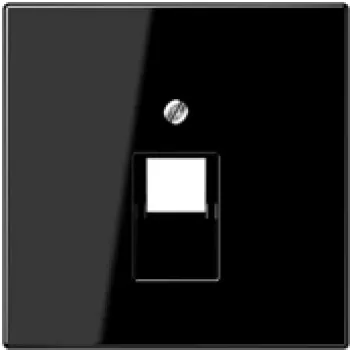 JUNG LS 969-1 UA SW - Melns - Termoplasts - Keystone RJ-45 ligzda